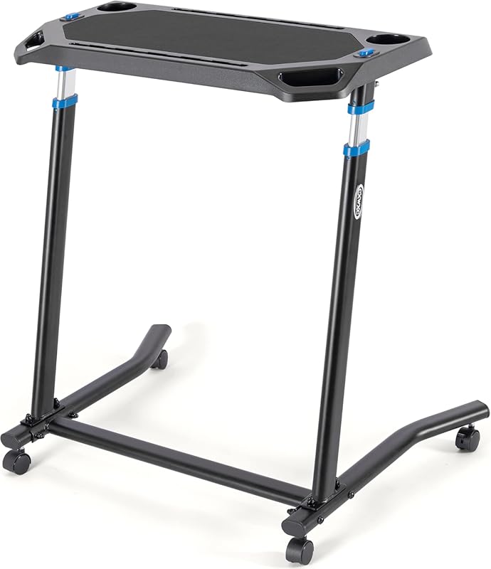 CXWXC Indoor Cycling Desk: Adjustable Height Laptop Stand with Non-Sli