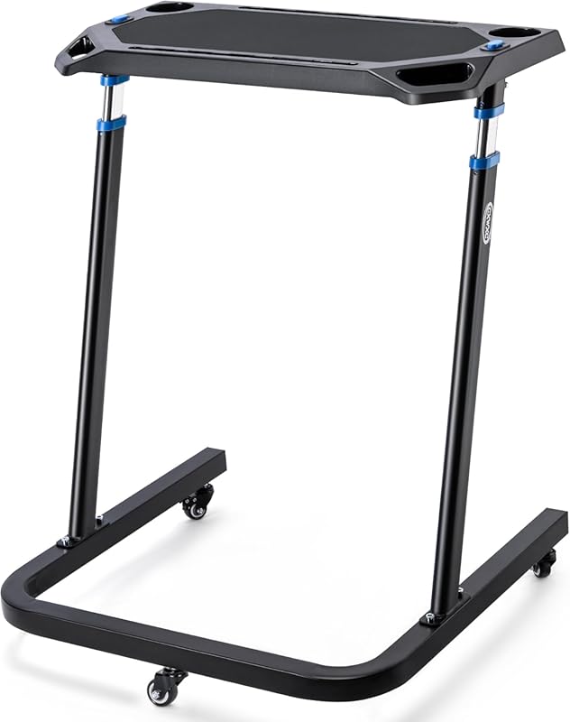 CXWXC Indoor Cycling Desk: Adjustable Height Laptop Stand with Non-Sli