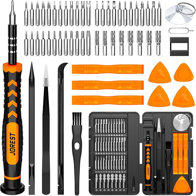JOREST 59-Piece Precision Screwdriver Set with Torx T5, T6, T8 for Ele