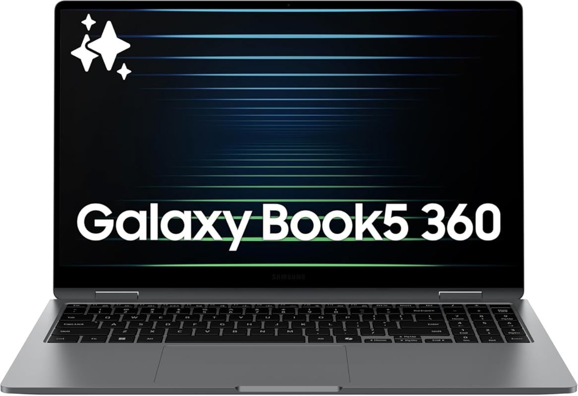 Samsung Galaxy Book5 360: 15.6-inch AI Laptop with FHD AMOLED Touchscr
