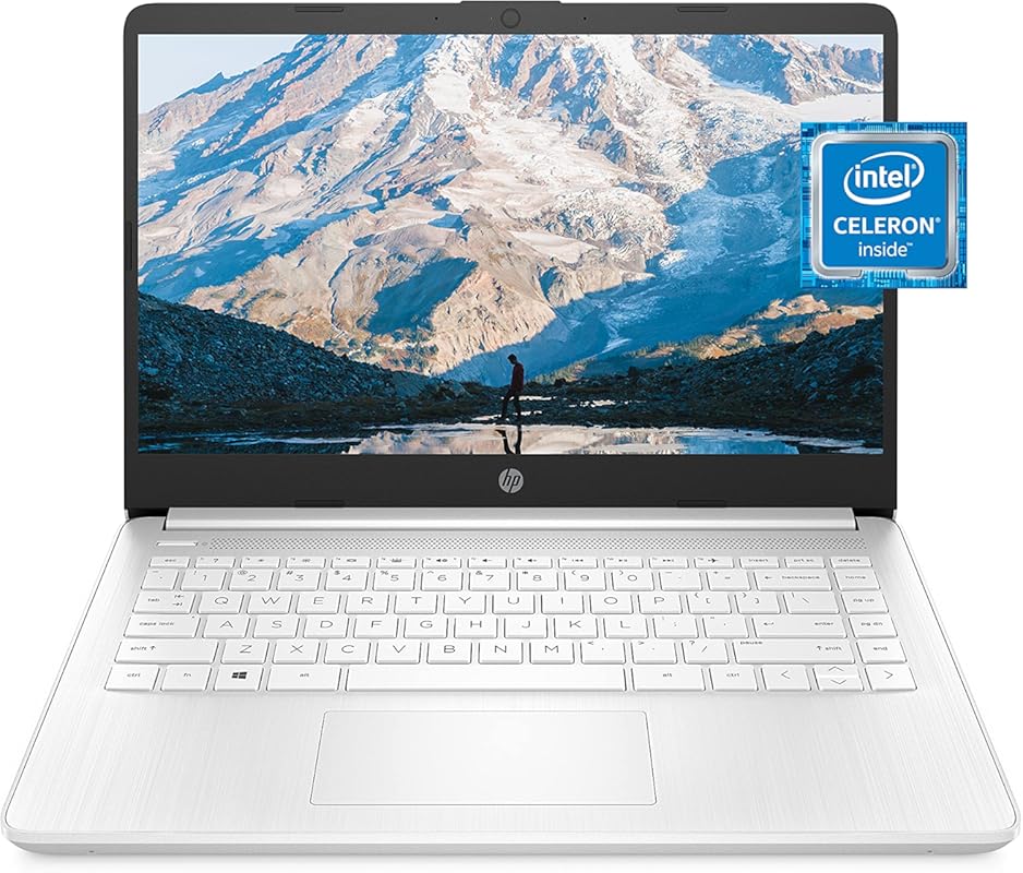 HP 14-inch Windows 11 Laptop: Intel Celeron N4020, 4GB RAM, 64GB Stora