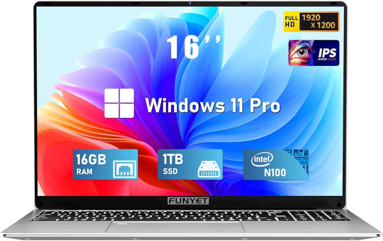 16-inch Nursing Laptop: Intel 12th Gen, 16GB RAM, 1TB SSD, Windows 11.