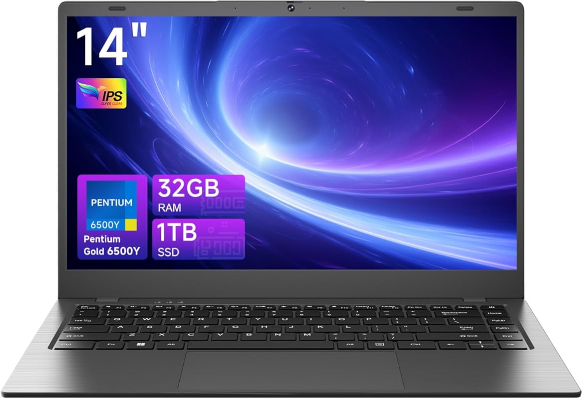 14-inch Windows 11 Laptop for Architecture Students: Pentium, 32GB RAM