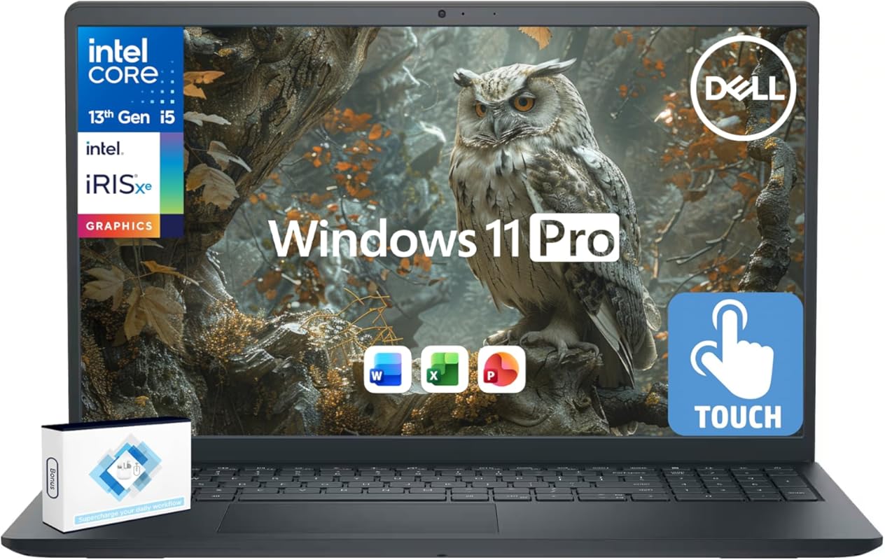 Dell Inspiron 15: Intel i5, 32GB RAM, 1TB SSD, 15.6" FHD IPS Touchscre